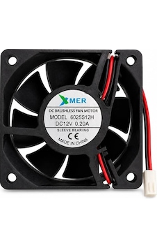 60x60x25mm 12v 0.20a 2p Xmer 6cm Fan 2 Uçlu 60x60x25mm 12v 0.20a 2p Xmer 6cm Fan 2 Uçlu
