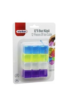 Wenken Renkli Plastik Buz Küpleri, Su Dolu, 12 Parça, 2.5 Cm³, Bpa İçermez Çok Renkli Wenken Renkli Plastik Buz Küpleri, Su Dolu, 12 Parça, 2.5 Cm³, Bpa İçermez Çok Renkli
