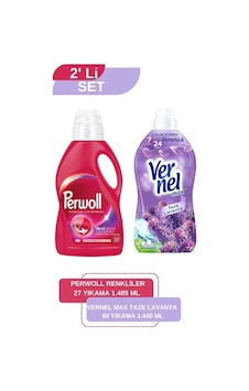 Vernel Max Taze Lavanta 1,44l + Perwoll Renkli 1,485 set-hnkdtj-5115-5973 1400 ML Vernel Max Taze Lavanta 1,44l + Perwoll Renkli 1,485 set-hnkdtj-5115-5973 1400 ML