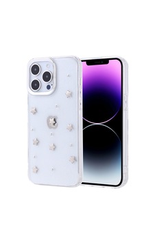 Apple Uyumlu iPhone 14 Pro Max Kılıf Airbag Tasarımlı Simli Şeffaf Zore Kutup Kapak Yıldız Apple Uyumlu iPhone 14 Pro Max Kılıf Airbag Tasarımlı Simli Şeffaf Zore Kutup Kapak Yıldız