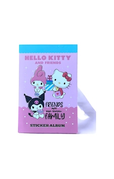 Bak Gel Al Hello Kitty Ve Arkadaşları - Sevimli Sticker Albümü Hello Kitty Melody Ve Kuromi Sticker Defteri K - Bgakuromi011 Çok Renkli