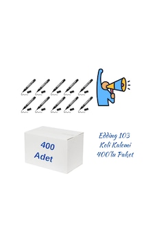 Edding Permanent Markör E-103 Siyah 400 Adet