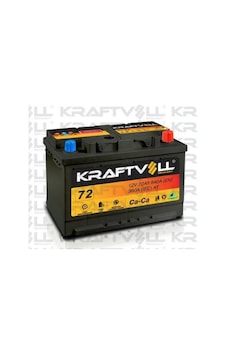 Kraftvoll Akü 12v 72ah 640a Tam Kapalı Alçak 278x175x175 Kraftvoll Akü 12v 72ah 640a Tam Kapalı Alçak 278x175x175