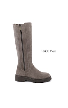 Gönderir Kadın Vizon Süet Fermuarlı Kauçuk Taban Hakiki Deri Çizme Dkzc55935751 Gönderir Kadın Vizon Süet Fermuarlı Kauçuk Taban Hakiki Deri Çizme Dkzc55935751