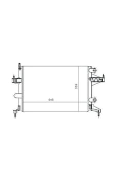 Su Radyatoru Mekanik Opel : Corsa 1.2 1.4 01-- 545x359x23 - -80163 Su Radyatoru Mekanik Opel : Corsa 1.2 1.4 01-- 545x359x23 - -80163