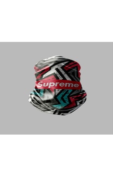 Buffalo Supreme Tasarımlı Motorcu Buff Maske Outdoor Boyunluk Unisex Bandana Siyah Buffalo Supreme Tasarımlı Motorcu Buff Maske Outdoor Boyunluk Unisex Bandana Siyah