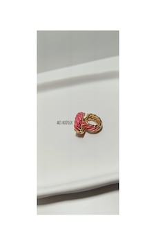 Simetrik Çizgili Küpe Pembe - 727005661 Pembe