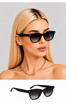 Wayfarer Kadın Çapraz Kesim Güneş Gözlüğü Şık Tasarım Filtre Korumalı Çok Renkli Wayfarer Kadın Çapraz Kesim Güneş Gözlüğü Şık Tasarım Filtre Korumalı Çok Renkli