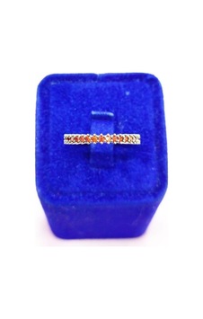 Oriental Kuyumculuk Jewellery Tek Sıra Garnet Taşlı İnce Tamtur Gümüş Yüzük Turuncu Oriental Kuyumculuk Jewellery Tek Sıra Garnet Taşlı İnce Tamtur Gümüş Yüzük Turuncu