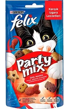 Felix Party Mix Karışık Izgara Lezzetleri Kedi Ödül Maması 60 G Felix Party Mix Karışık Izgara Lezzetleri Kedi Ödül Maması 60 G