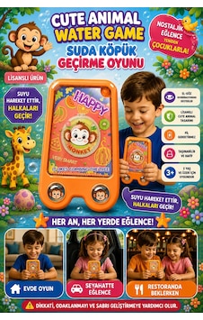Suda Halka Köpük Geçirme Oyunu Sevimli Hayvanlar Dünyası Duyusal Gelişim Destekli Nostaljik Aslan 25 Suda Halka Köpük Geçirme Oyunu Sevimli Hayvanlar Dünyası Duyusal Gelişim Destekli Nostaljik Aslan 25
