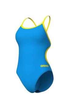 Arena Women's Swımsuıt Lace Back Solıd Turquoıse-yellow Star Çok Renkli Çok Renkli Arena Women's Swımsuıt Lace Back Solıd Turquoıse-yellow Star Çok Renkli Çok Renkli