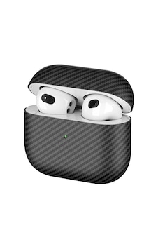 Apple Uyumlu AirPods 3. Nesil Zore Airbag 43 600d Karbon Fiber Kulaklık Kılıfı Siyah Apple Uyumlu AirPods 3. Nesil Zore Airbag 43 600d Karbon Fiber Kulaklık Kılıfı Siyah
