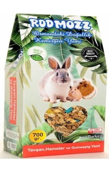 Rodmoz Premium Vitaminli Kemirgen Hamster Guineapig Tavşan Yemi 700gr Rodmoz Premium Vitaminli Kemirgen Hamster Guineapig Tavşan Yemi 700gr