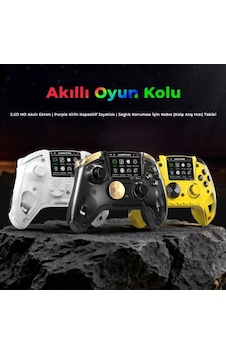 Rg G01 Akıllı Ekranlı Kablosuz Oyun Kolu Siyah- 2.5d Hd Ekran Purple Kirin Kapasitif Joystick Çift Modlu Manyetik Hall Tetik Mekanik Abxy Nabız Sensörlü Pc Switch Android İos Gamepad Rg G01 Akıllı Ekranlı Kablosuz Oyun Kolu Siyah- 2.5d Hd Ekran Purple Kirin Kapasitif Joystick Çift Modlu Manyetik Hall Tetik Mekanik Abxy Nabız Sensörlü Pc Switch Android İos Gamepad