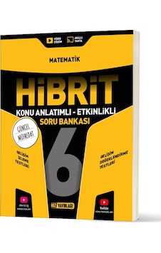 Hız Yayınları 2026 6. Sınıf Matematik Hibrit - Konu Anlatımlı Soru Bankası Yeni Müfredat Hız Yayınları 2026 6. Sınıf Matematik Hibrit - Konu Anlatımlı Soru Bankası Yeni Müfredat