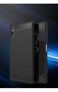 Sony Xperia Xz1 Kılıf Zore Room Silikon Kapak Gri