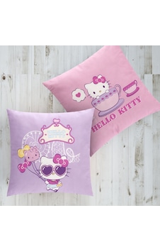 Lisanslı Hello Kitty Funny Pamuk 40x40 Kırlent