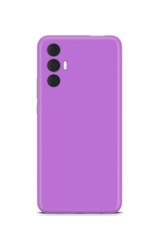 Tecno Spark 8 Pro Kılıf Kamera Korumalı Silikon Rubber Arka Kapak Lila Tecno Spark 8 Pro Kılıf Kamera Korumalı Silikon Rubber Arka Kapak Lila