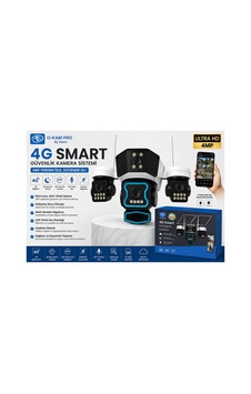 Pro 4g 4 Lens Ptz Güvenlik Kamerası 355 , Renkli Gece Görüş, Çift Yönlü Ses, Hareket Algılama Pro 4g 4 Lens Ptz Güvenlik Kamerası 355 , Renkli Gece Görüş, Çift Yönlü Ses, Hareket Algılama
