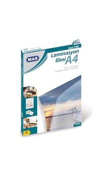 Mas Laminasyon Filmi 125 Mic. A4 100Lü