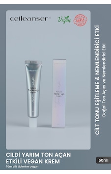 Celleanser Doğal Aydınlık ve Cilt Tonu Eşitleyici Vegan Krem 50 ML Celleanser Doğal Aydınlık ve Cilt Tonu Eşitleyici Vegan Krem 50 ML