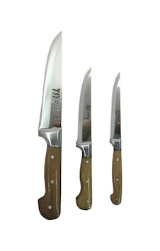 Sürmene 3 Lü Mutfak Bıçak Set Ahşap Sürmene 3 Lü Mutfak Bıçak Set Ahşap