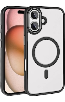 Apple Uyumlu iPhone 16 Kılıf Magsafe Kamera Çevresi Metal Kirlenmeye Dayanıklı Premium Kapak Siyah Apple Uyumlu iPhone 16 Kılıf Magsafe Kamera Çevresi Metal Kirlenmeye Dayanıklı Premium Kapak Siyah