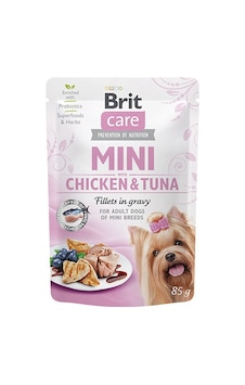 Brit Care Mini Adult Tavuklu Ve Ton Balıklı Soslu Fileto Küçük Irk Yetişkin Köpek Konservesi 85 Gr 110-20001.01 Brit Care Mini Adult Tavuklu Ve Ton Balıklı Soslu Fileto Küçük Irk Yetişkin Köpek Konservesi 85 Gr 110-20001.01