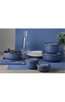 - Çok Amaçlı Cirqula Round 3 Parçalı Set Kapaklı Saklama Kabı Saklama Kutusu, Buzdolabı, Derin Dondurucu Ve Mikrodalga Fırın Kabı Olarak Uygundur 500 Ml, 1000 Ml & 2000 Ml Denim 7009 - Çok Amaçlı Cirqula Round 3 Parçalı Set Kapaklı Saklama Kabı Saklama Kutusu, Buzdolabı, Derin Dondurucu Ve Mikrodalga Fırın Kabı Olarak Uygundur 500 Ml, 1000 Ml & 2000 Ml Denim 7009