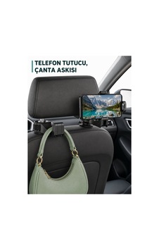 Telefon Tutucu Özellikli Araç İçi Çanta Askısı - Hs08372391-2075 Renkli Renkli