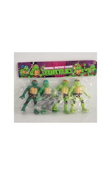 Ninja Kaplumbağalar 15 Cm. Işıklı Figürler 4lü Set Ninja Turtles Oyuncak