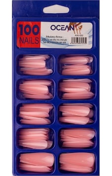 Ocean 100'lü Balerin Tırnak Pembe Asu-232 Ocean 100'lü Balerin Tırnak Pembe Asu-232