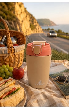 Emilahome Nova Termos Kahve Bardağı 350ml Bej - 895110128 Bej Emilahome Nova Termos Kahve Bardağı 350ml Bej - 895110128 Bej