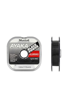Mustad Ayaka Black Power Allround 0,40Mm 100Mt Mustad Ayaka Black Power Allround 0,40Mm 100Mt