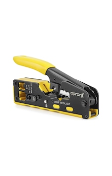 Rj45 Network Sıkma Pensesi Seti Cat5 Cat6 Cat7 Sarı Apxcr45