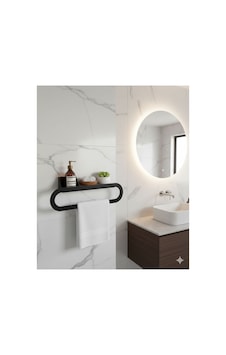 Havluluk Şampuan Rafı Banyo Siyah - 843748530 Siyah Havluluk Şampuan Rafı Banyo Siyah - 843748530 Siyah