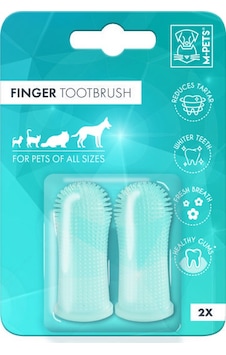 M-pets Finger Silikon Parmak Diş Fırçası 2'li M-pets Finger Silikon Parmak Diş Fırçası 2'li