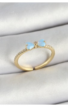 Pirinç Fiyonk Figürlü Zirkon Taşlı Gold Renk Ayarlanabilir Kadın Yüzük Altın - Beyaz 95544879 Pirinç Fiyonk Figürlü Zirkon Taşlı Gold Renk Ayarlanabilir Kadın Yüzük Altın - Beyaz 95544879