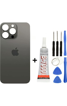 Apple Uyumlu iPhone 13 Pro Max Siyah Arka Cam Kapak Arka Pil Kapağı Apple Uyumlu iPhone 13 Pro Max Siyah Arka Cam Kapak Arka Pil Kapağı