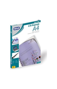 Mas Cilt Kapağı A-4 Şeffaf 100 Lü Mas Cilt Kapağı A-4 Şeffaf 100 Lü