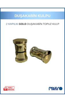 2 Kapılık Duşakabin Topuz Kulp Gold Cam Duşakabin Kulpu Gold 2 Kapılık Duşakabin Topuz Kulp Gold Cam Duşakabin Kulpu Gold