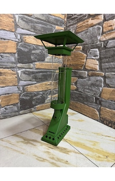 Alev Lambası Roket Tipi Pelet Soba - Yeşil Alev Lambası Roket Tipi Pelet Soba - Yeşil