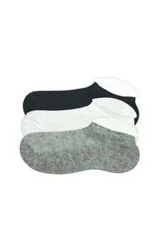 3 Adet Çocuk Sneaker Patik Çorap Siyah Beyaz Gri Diğer 3 Adet Çocuk Sneaker Patik Çorap Siyah Beyaz Gri Diğer