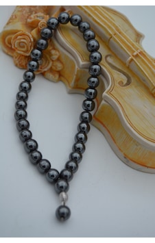Stoneage Jewellery Mini Tespih Tesbih Hematit Doğal Taşlı Stoneage Jewellery Mini Tespih Tesbih Hematit Doğal Taşlı