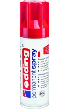 Edding Permanent Akrilik Spray 5200952 Traffic Red Glosy