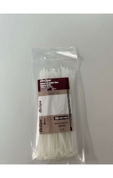 200 X 3,6 Kablo Bağı 100 Adet Beyaz 200 X 3,6 Kablo Bağı 100 Adet Beyaz