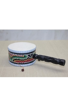 Büro Ev Ofis Hobi Müzik Keyfi İçin Tekli Müzik Aleti Davul Tipi Çalgı Tamtam