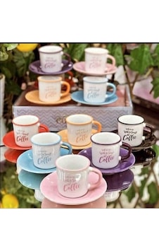 Lavin 58007 Kahve Fincan Seti Coffee 12 Parça Diğer