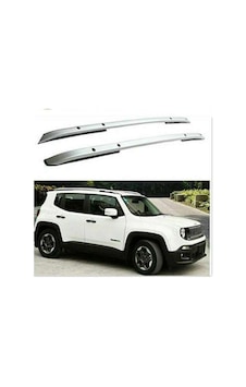 Jeep Renegade 2014 Sonrası Tavan Çıtası Gümüş